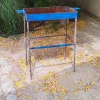 منقل کباب ورق ۳میل پایه دار نونو