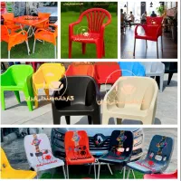 صندلی پلاستیکی  باغی کافه طرح شهناز