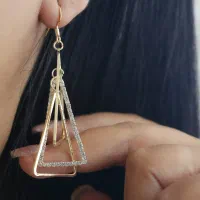 گوشواره جواهری ضد حساسیت