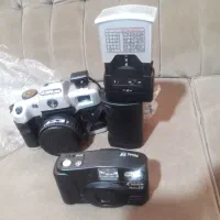 دوعدوربین عکاسی canon وOLYMPIA Japan