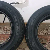 یک جفت لاستیک و کمک عقب 206