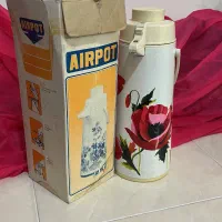 فلاسک بزرگ اصل ژاپن طرح خاص عتیقه قدیمی کلکسیونی|کلکسیون اشیاء عتیقه|قم, پردیسان|دیوار