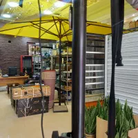 چتر پایه وسط فلزی طرح مربع|کوهنوردی و کمپینگ|کاشان, مفتح|دیوار