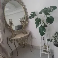 آینه شمعدان برنجی شیک و براق|آینه|کرج, برغان|دیوار