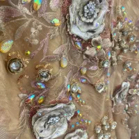 لباس مجلسی مزونی سنگ دوزی شده سایز۴۲تا۴۶|لباس|ری, دولت‌آباد|دیوار