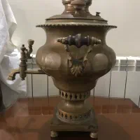 سماور روسی سفارشی فارسی نویس پشت پایه|کلکسیون اشیاء عتیقه|تهران, جوانمردان (اندیشه)|دیوار