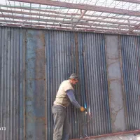 جوشکاری در وپنجره رابیتس کاری داخل ونمای ساختمان