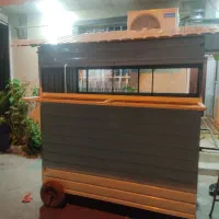 کانکس و دکه فست فود غذا خوری قهوه سیار چهار چرخ|کافیشاپ و رستوران|رشت, جانبازان|دیوار