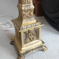 آباژور ایستاده برنزی سنگین قدیمی