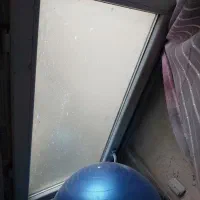 پنجره و در  باهم پی وی سی. شیشه ها  دوجداره