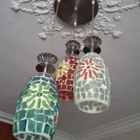 لوستر رنگی زیبا