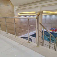 نرده ساده استیل|مصالح و تجهیزات ساختمان|قم, بنیاد|دیوار
