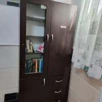 کتابخانه کمدی|کتابخانه، شلف، قفسه‌های دیواری|قم, سعادتی|دیوار