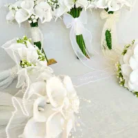 دسته گل عروس زنبق یاسی دست گل دست عروس|گل مصنوعی|مشهد, شهید مطهری|دیوار