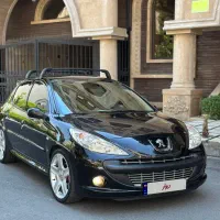 پژو207i دنده ای مشکی لازرورقی بیرنگ مدل1390