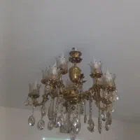 لوستر برنز اصل|لوستر و چراغ آویز|چهارباغ, |دیوار