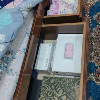 دو عدد تخت خواب تک نفره ام دی اف و کتابخانه ست|تخت و سرویس خواب|اهواز, کمپلو شمالی|دیوار