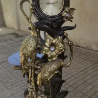 ساعت ایستاده، میز تلفن و...  و آینه با میز