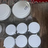 بانکه و ظرف حبوبات  و ترشی|ظروف نگهدارنده، پلاستیکی، یک‌بارمصرف|شیراز, قلعه شاهزاده بیگم|دیوار