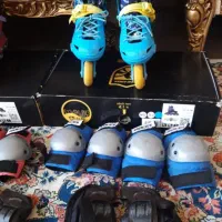 اسکیت و کیسه بوکس و فوتبال دستی