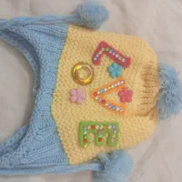 کلاه و شال نوزادی نو جنس خوب و خارجی