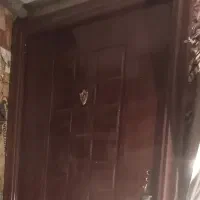 درب ضد سرقت  به رنگ قهوه ایی تیره