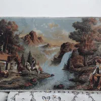 تابلو فرش 700 شانه منظره زیبا