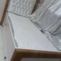 تخت نوجوان به همراه شلف وتشک نو وسه کشو در کف|تخت و سرویس خواب|کهریزک, |دیوار