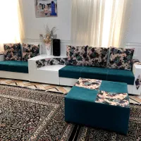 یه دست مبل ال و میز ناهار خوری چهارنفره