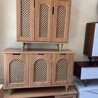 آینه کنسول بلوط