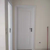 نصاب حرفه ای درب چوبی با چهارچوب و ضدسرقت