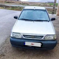 خودرو پراید نقره ای