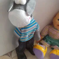 دوتاعروسکوفوتبالدستی|اسباببازی بچه|سهند, |دیوار