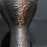 داربوکا طرح دار بر جسته،همرا با کاور