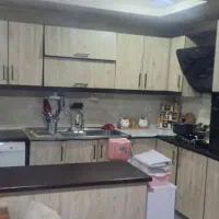 کابینت ام دی اف + سینک و شیر آلات