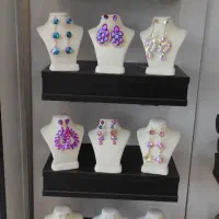 بدلیجات / گوشواره پرنگین مجلسی