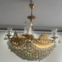 لوستر آویز تمام برنج