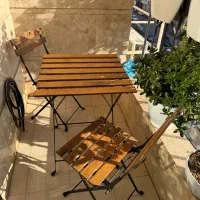 میز صندلی تراس|صندلی و نیمکت|رشت, بلوار گیلان|دیوار