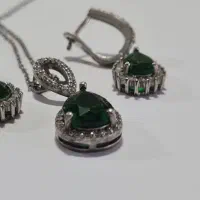 ست گردنبند و گوشواره (نقره)|جواهرات|سنندج, |دیوار