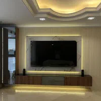 طراحی و اجرای تی‌وی وال سفارشی ، مدرن و لوکس
