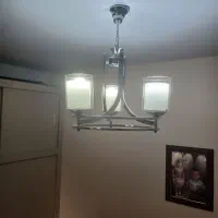 لوستر سه شاخه سالم و نو