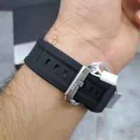 زیباترین و ترند ترین ساعت سال قاب مربع بند رابر|ساعت|اصفهان, قائمیه|دیوار