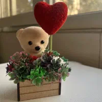 خرس تزئینی بسته دو عددی