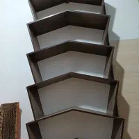 قفسه کتاب شیک و جادار|کتابخانه، شلف، قفسه‌های دیواری|کاشمر, |دیوار