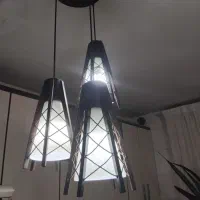 لوستر آشپز خانه و راهرو سه شاخه چوبی|لوستر و چراغ آویز|پردیس, فاز ۳|دیوار