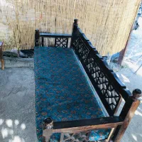 تخت چوبی ۹ نفره جهت کافه رستوران|مبلمان خانگی و میز عسلی|تهران, آسمان|دیوار