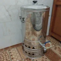سماور ۳۰ لیتری نگین استیل گازی