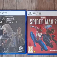 دیسک بازی Assassin creed mirage و ps5 Spiderman 2