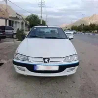 پژو پارس 89 سفید تو کرم