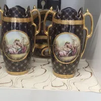 یک جفت کاپ سورمه ای شیک و آنتیک